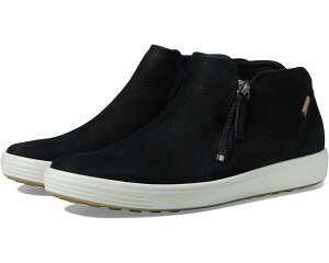 (���) �G�R�[ ���f�B�[�X �\�t�g 7 ���E �J�b�g �W�b�v �u�[�e�B ECCO women Soft 7 Low Cut Zip Bootie Black