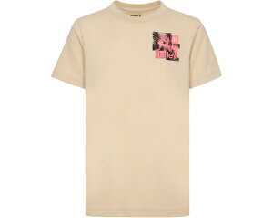 (���) �n�[���[ �L�b�Y �u���b�N�X �O���t�B�b�N T-�V���c (���g�� �L�b�h) Hurley kids Blocks Graphic T-Shirt (Little Kid) Rattan