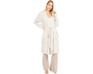 (���) �x�A�t�b�g�h���[���X ���f�B�[�X �R�[�W�[�V�b�N ���C�g ���u�h ���[�u Barefoot Dreams women Cozychic Lite Ribbed Robe Faded Rose/Pearl