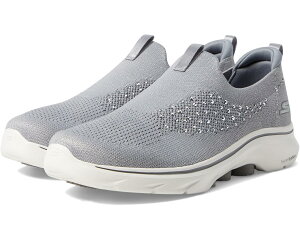 (���) �X�P�b�`���[�Y �p�t�H�[�}���X ���f�B�[�X �S�[ �E�H�[�N 7 �u�����O SKECHERS Performance women Go Walk 7 Bling Grey