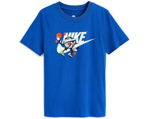(���) �i�C�L �L�b�Y �o�X�P�b�g�{�[�� �e�B�[ (���g�� �L�b�h/�r�b�O �L�b�h) Nike kids Basketball Tee (Little Kid/Big Kid) Game Royal