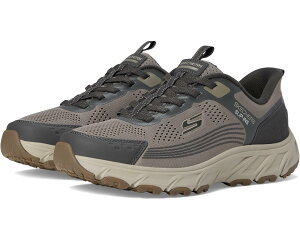 (���) �X�P�b�`���[�Y �����Y �q���N���X�g 2.0 �n���Y �t���[ �X���b�v-�C�� SKECHERS men Hillcrest 2.0 Hands Free Slip-in Dark Taupe