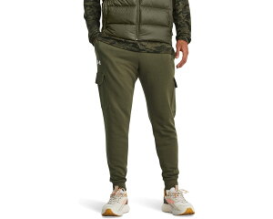 (���) �A���_�[�A�[�}�[ �����Y ���C�o�� �t���[�X �J�[�S �W���K�[�Y Under Armour men Rival Fleece Cargo Joggers Marine OD Green/White