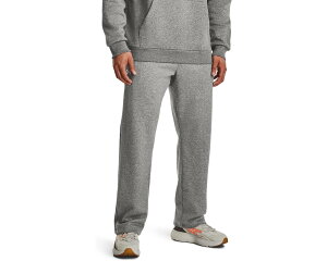 (���) �A���_�[�A�[�}�[ �����Y ���C�o�� �t���[�X �p���c Under Armour men Rival Fleece Pants Castlerock Light Heather/White