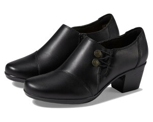(���) �N���[�N�X ���f�B�[�X �G���X���[ �E�H�[���� Clarks women Emslie Warren Black Leather