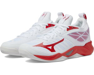 (���) �~�Y�m ���f�B�[�X �E�F�[�u �f�B�����V���� Mizuno women Wave Dimension White/Red