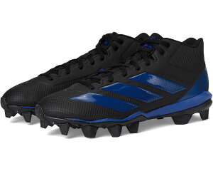 (���) �A�f�B�_�X �����Y �A�f�B�[�� ���[���f�b�h ���o�[ �t�b�g�{�[�� �N���[�c adidas men Adizero Impact.2 Molded Rubber Football Cleats Black/Team Royal Blue/Black
