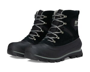 (���) �\���� �����Y �o�N�X�g�� ���[�X �E�H�[�^�[�v���[�t SOREL men Buxton Lace Waterproof Black/Quarry
