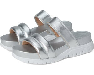 (���) �R�[���n�[�� ���f�B�[�X �[���O�����h �_�u�� �o���h �T���_�� Cole Haan women Zerogrand Double Band Sandals Silver