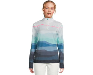 (���) �{�O�i�[ ���f�B�[�X �C���r�[ 3 Bogner Fire + Ice women Ilvy 3 Blue Grey/Snow Blue Print