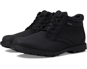 (���) ���b�N�|�[�g �����Y �X�g�[�� �T�[�W �E�H�[�^�[ �v���[�t �v���[�� �g�D �u�[�c Rockport men Storm Surge Water Proof Plain Toe Boots Black