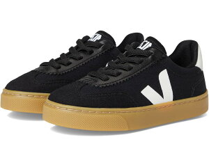 (���) ���F�W�� �L�b�Y �X���[�� �{���[ �L�����o�X (���g�� �L�b�h/�r�b�O �L�b�h) VEJA kids Small Volley Canvas (Little Kid/Big Kid) Black/White