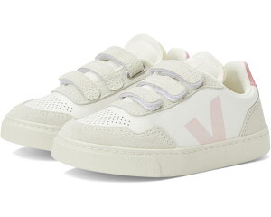 (���) ���F�W�� �L�b�Y �X���[�� V-90 ���U�[ (�g�h���[) VEJA kids Small V-90 Origanically Traced Leather (Toddler) Extra White/Petale