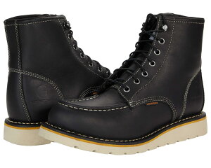 (���) �J�[�n�[�g ���f�B�[�X �E�F�b�W �E�H�[�^�[�v���[�t �\�t�g �g�D Carhartt women Wedge 6 Waterproof Soft Toe Black Oil Tanned