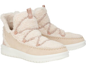 (���) �w�C �f���[�h ���f�B�[�X �J���f�� �X�G�[�h �R�[�W�[ Hey Dude women Camden Suede Cozy Tan