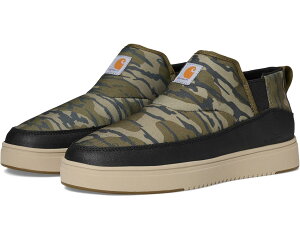 (���) �J�[�n�[�g �����Y �f�g���C�g �L�����o�X �~�b�h �X���b�|�� Carhartt men Detroit Canvas Mid Slip-On Mossy Oak