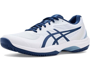 (���) �A�V�b�N�X �����Y �Q�[�� FF �s�b�N���{�[�� ASICS men Game FF Pickleball White/Twilight Blue