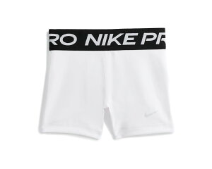 (���) �i�C�L �L�b�Y �v�� �V���[�c (���g�� �L�b�h/�r�b�O �L�b�h) Nike kids Pro Shorts (Little Kid/Big Kid) White/Pure Platinum