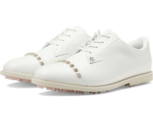 (���) �W�[�t�H�A ���f�B�[�X �X�^�b�Y �L���b�v �g�D �M�����o�� �S���t �V���[�Y GFORE women Stud Cap Toe Gallivanter Golf Shoes Stone