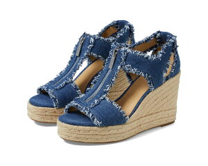 (���) �}�C�P���R�[�X ���f�B�[�X �o�[�N���[ �~�b�h �E�F�b�W MICHAEL Michael Kors women Berkley Mid Wedge Denim