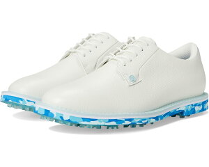 (���) �W�[�t�H�A �����Y �M�����o�� �J�� ���U�[ �S���t �V���[�Y GFORE men Gallivanter Camo Leather Golf Shoes Snow/Mosaic