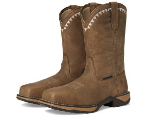(���) �A���A�b�g ���f�B�[�X �A���Z�� �f�R �R���|�W�b�g �g�D Ariat women Anthem Deco Composite Toe Brown Bomber