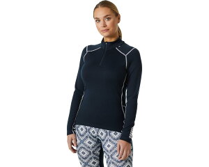 (���) �w���[�n���Z�� ���f�B�[�X ���t�@ �����m �~�b�h�E�G�C�g 1/2 �W�b�v Helly Hansen women Lifa Merino Midweight 1/2 Zip Navy 2