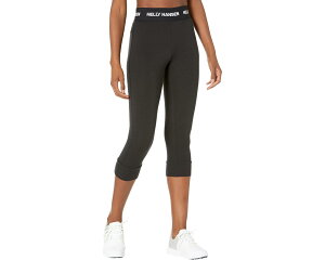 (���) �w���[�n���Z�� ���f�B�[�X ���t�@ �����m �~�b�h�E�G�C�g 3/4 �p���c Helly Hansen women Lifa Merino Midweight 3/4 Pants Black