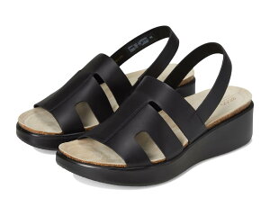 (���) �G�R�[ ���f�B�[�X �t���[�g �E�F�b�W �R���N �I�A�V�X �T���_�� ECCO women Flowt Wedge Cork Oasis Sandal Black