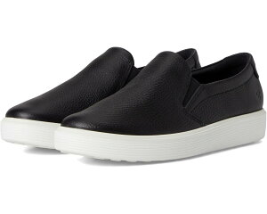 (���) �G�R�[ ���f�B�[�X �\�t�g 60 �v���~�A�� �X���b�|�� �X�j�[�J�[ ECCO women Soft 60 Premium Slip-On Sneaker Black