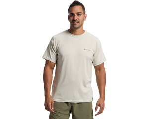 (���) �R�����r�A �����Y �A���p�C�� �`�� �v�� �V���[�g �X���[�u �N���[ Columbia men Alpine Chill Pro Short Sleeve Crew Dark Stone