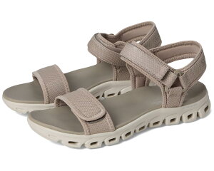 (���) �X�P�b�`���[�Y ���f�B�[�X �O���C�h-�X�e�b�v - �j���[ �t���E SKECHERS women Glide-Step - New Flow Taupe