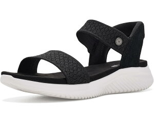 (���) �X�P�b�`���[�Y ���f�B�[�X �}�[�T �E���g�� �t���b�N�X 3.0 - �V���C�� �I�� �A�X SKECHERS women Martha Stewarts Ultra Flex 3.0 - Shine On Us Black
