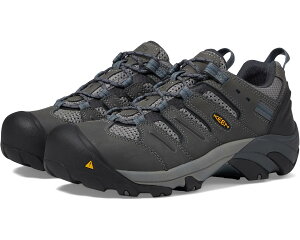 (���) �L�[�� ���[�e�B���e�B �����Y �����V���O ���E (�X�`�[�� �g�D) KEEN Utility men Lansing Low (Steel Toe) Magnet/Majolica Blue