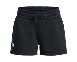 (���) �A���_�[�A�[�}�[ �L�b�Y ���C�o�� �t���[�X �V���[�c (�r�b�O �L�b�Y) Under Armour kids Rival Fleece Shorts (Big Kids) Black/White