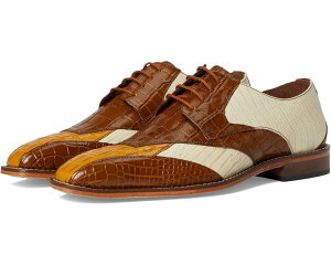(���) �X�e�C�V�[ �A�_���X �����Y �o�C�N �g�D ���[�X-�A�b�v Stacy Adams men Tristano Bike Toe Lace-Up Tan Multi