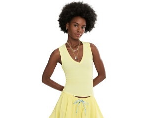 (���) �t���[�s�[�v�� ���f�B�[�X �l���A �^���N Free People women Neria Tank Lemon Water