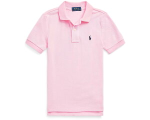 (���) �����t���[���� �L�b�Y �R�b�g�� ���b�V�� �|�� �V���c (���g�� �L�b�Y) Polo Ralph Lauren kids Cotton Mesh Polo Shirt (Little Kids) Carmel Pink