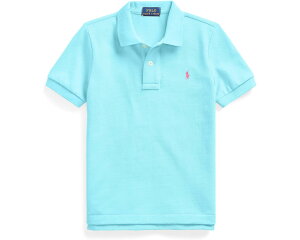 (���) �����t���[���� �L�b�Y �R�b�g�� ���b�V�� �|�� �V���c (���g�� �L�b�Y) Polo Ralph Lauren kids Cotton Mesh Polo Shirt (Little Kids) Turquoise Nova
