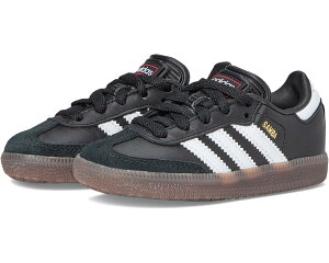 (���) �A�f�B�_�X �L�b�Y �T���o �C���h�A (�g�h���[/���g�� �L�b�h/�r�b�O �L�b�h) adidas kids Samba Indoor (Toddler/Little Kid/Big Kid) Black/None/None