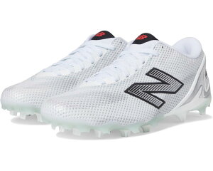 (���) �j���[�o�����X �����Y �t���[�YLX v5 ���E ���N���X �N���[�c New Balance men FreezeLX V5 Low Lacrosse Cleats White/Black/Silver Metallic