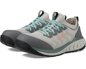 (���) �L�[�� ���[�e�B���e�B ���f�B�[�X �A�[�o�_ �V�t�g (�R���v �g�D) KEEN Utility women Arvada Shift (Comp Toe) Steel Grey/Granite Green