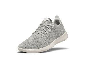 (���) �I�[���o�[�Y ���f�B�[�X �E�[�� �����i�[ Allbirds women Wool Runner Dapple Grey (Cream)