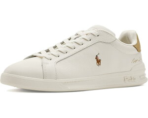 (���) �����t���[���� �����Y �w���e�[�W �R�[�g �� ���U�[ �X�j�[�J�[ Polo Ralph Lauren men Heritage Court II Leather Sneakers Deckwash White/Bone