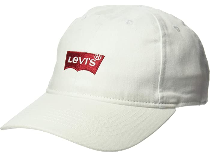 宅配便配送 取寄 リーバイス キッズ クラシック ロゴ ベースボール ハット Levi's kids Kids' Classic Logo  Baseball Hat White Red