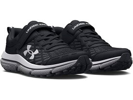 (取寄) アンダーアーマー シューズ キッズ ボーイズ アサート 10 オルタネイト クロージャー Under Armour Kids boys Under Armour Kids Assert 10 Alternate Closure (Little Kid) Black/White/White