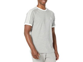 (取寄) アディダス オリジナルス メンズ 3ストライプ Tシャツ adidas Originals men adidas Originals 3-Stripes Tee Medium Grey Heather