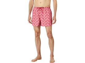 (取寄) ラコステ メンズ プリンテッド スイム ショーツ Lacoste men Lacoste Printed Swim Shorts Lighthouse Red/Reseda