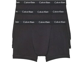 (取寄) カルバンクライン アンダーウェア メンズ コットン ストレッチ ボクサー ブリーフ 3-パック Calvin Klein Underwear men Calvin Klein Underwear Cotton Stretch Boxer Brief 3-Pack Black