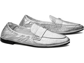 (取寄) トリーバーチ レディース バレエ ローファー Tory Burch women Tory Burch Ballet Loafer Shiny Silver